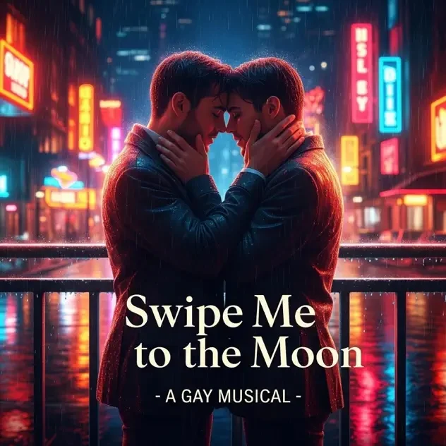 Swipe Me to the Moon (A Gay Musical) Album Cover